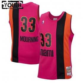 Dres Miami Heat Alonzo Mourning 33 Mitchell Ness 2005-2006 Hardwood Classics Swingman - Dječji